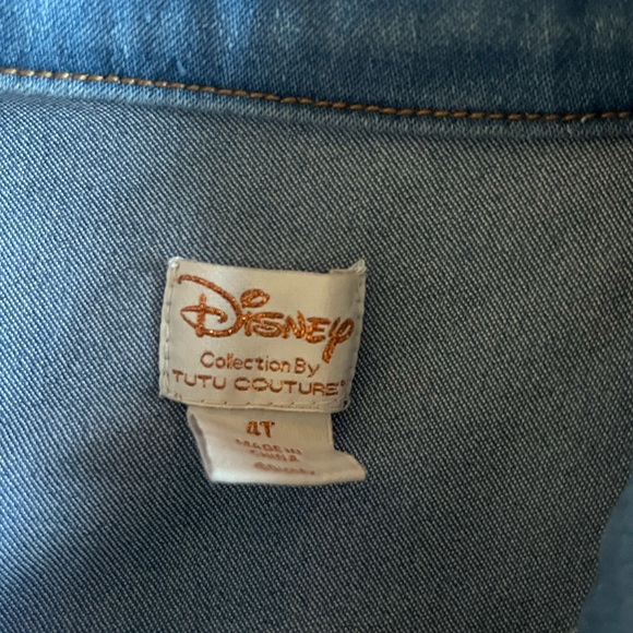 Disney tutu couture Minnie Jean jacket with tags and tutu - Picture 3 of 4